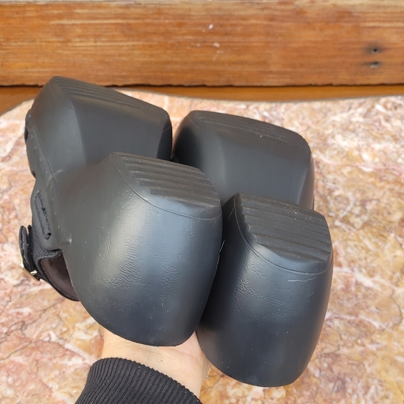 Dr. Scholl's Women's Mules On Clog Platforms Sz 12 - Picture 6 of 16